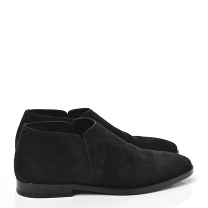 Saint Laurent Suede Slim Chelsea Boots 41.5 Black 4 of 10