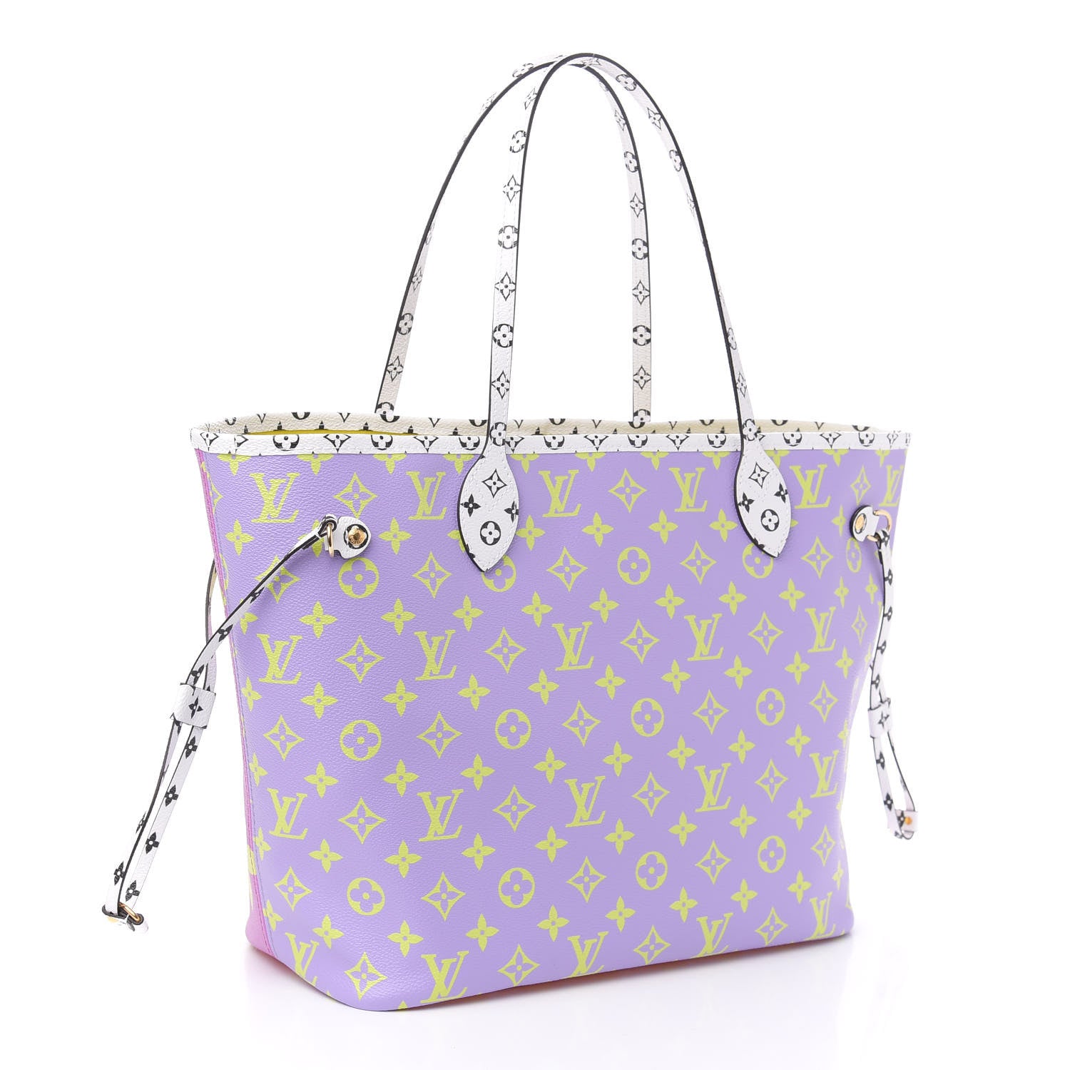 Louis Vuitton Monogram Giant Neverfull MM Pink Lilac 4 of 9