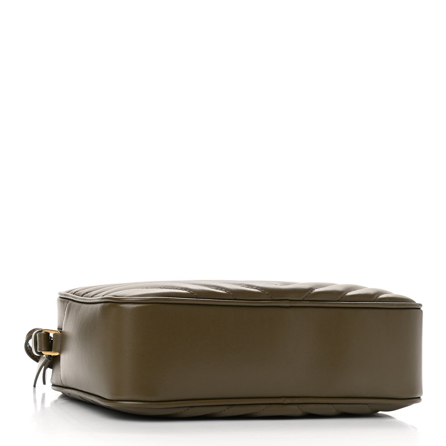 Calfskin Matelasse Monogram Lou Camera Bag Military Olive
