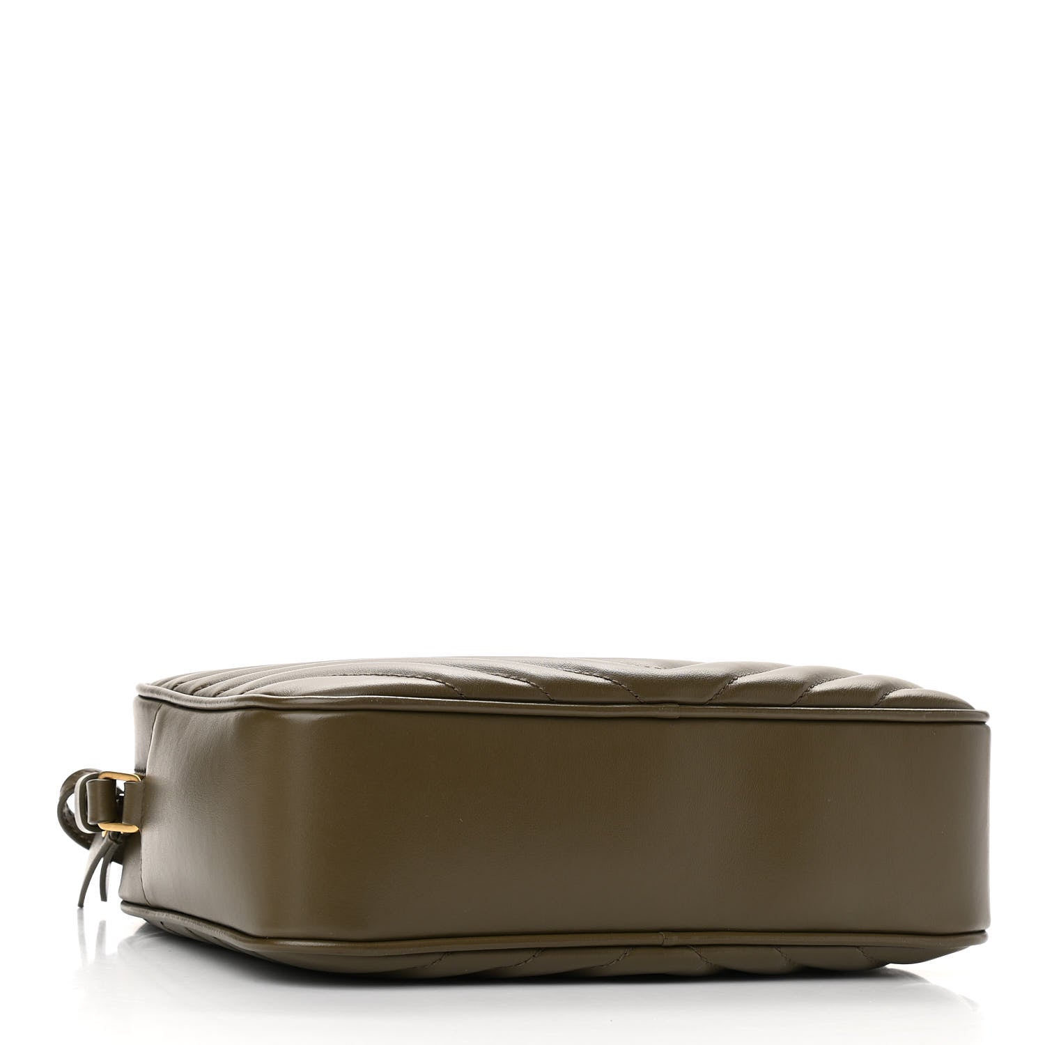 Saint Laurent Calfskin Matelasse Monogram Lou Camera Bag Military Olive 3 of 9