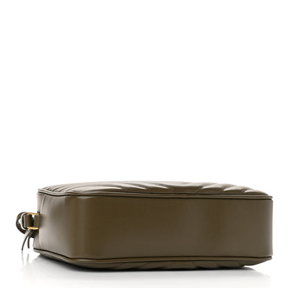 Saint Laurent Calfskin Matelasse Monogram Lou Camera Bag Military Olive 3 of 9
