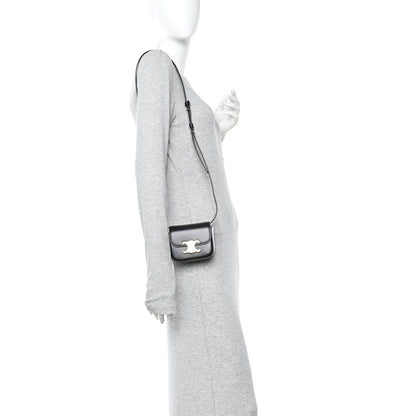 Celine Shiny Calfskin Mini Claude Black 2 of 11
