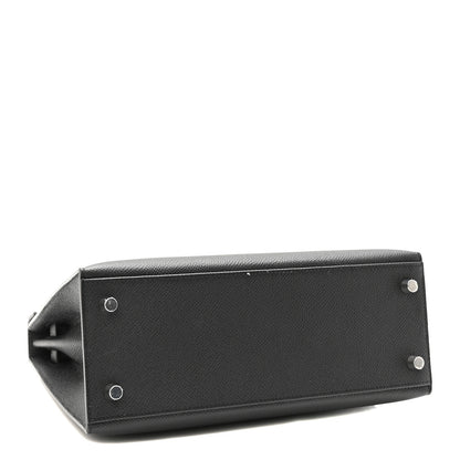 Hermes Epsom Kelly Sellier 25 Black 4 of 9