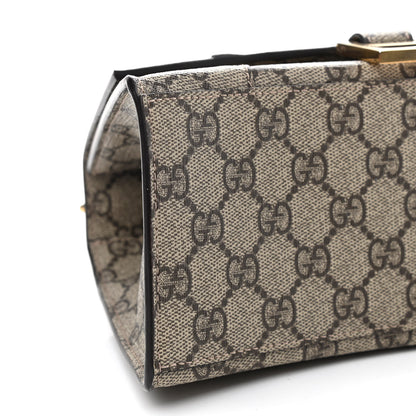 Balenciaga X GUCCI GG Supreme Monogram Small Hourglass Top Handle Bag Beige Ebony 8 of 9