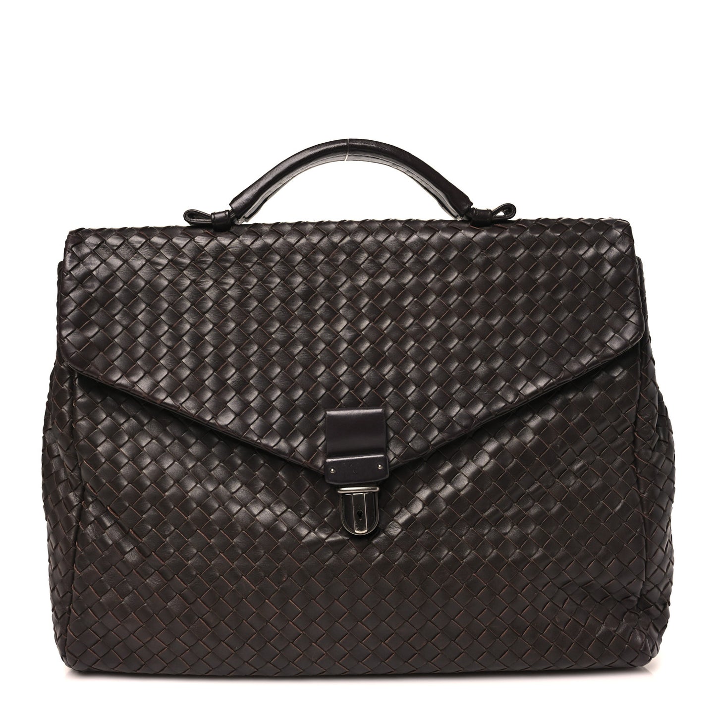 Intrecciato VN Briefcase Ebano