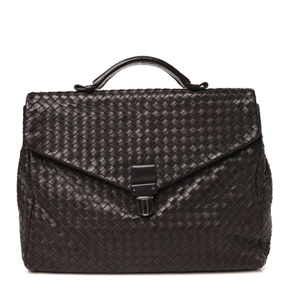 Bottega Veneta Intrecciato VN Briefcase Ebano 1 of 10