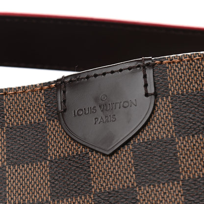 Louis Vuitton Damier Ebene Caissa Hobo Cherry 9 of 11
