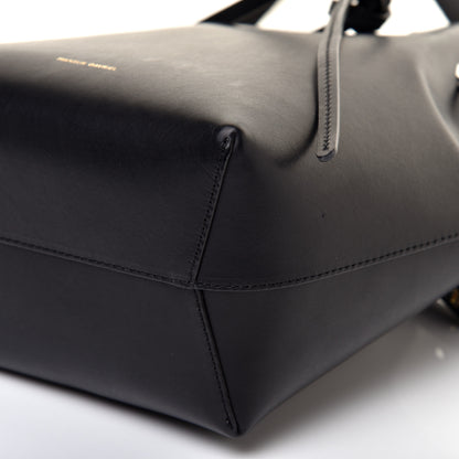 Mansur Gavriel Calfskin Mini Bucket Bag Black Blu 7 of 9
