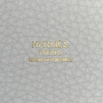 Hermes Taurillon Clemence Picotin Lock 18 PM White 6 of 11