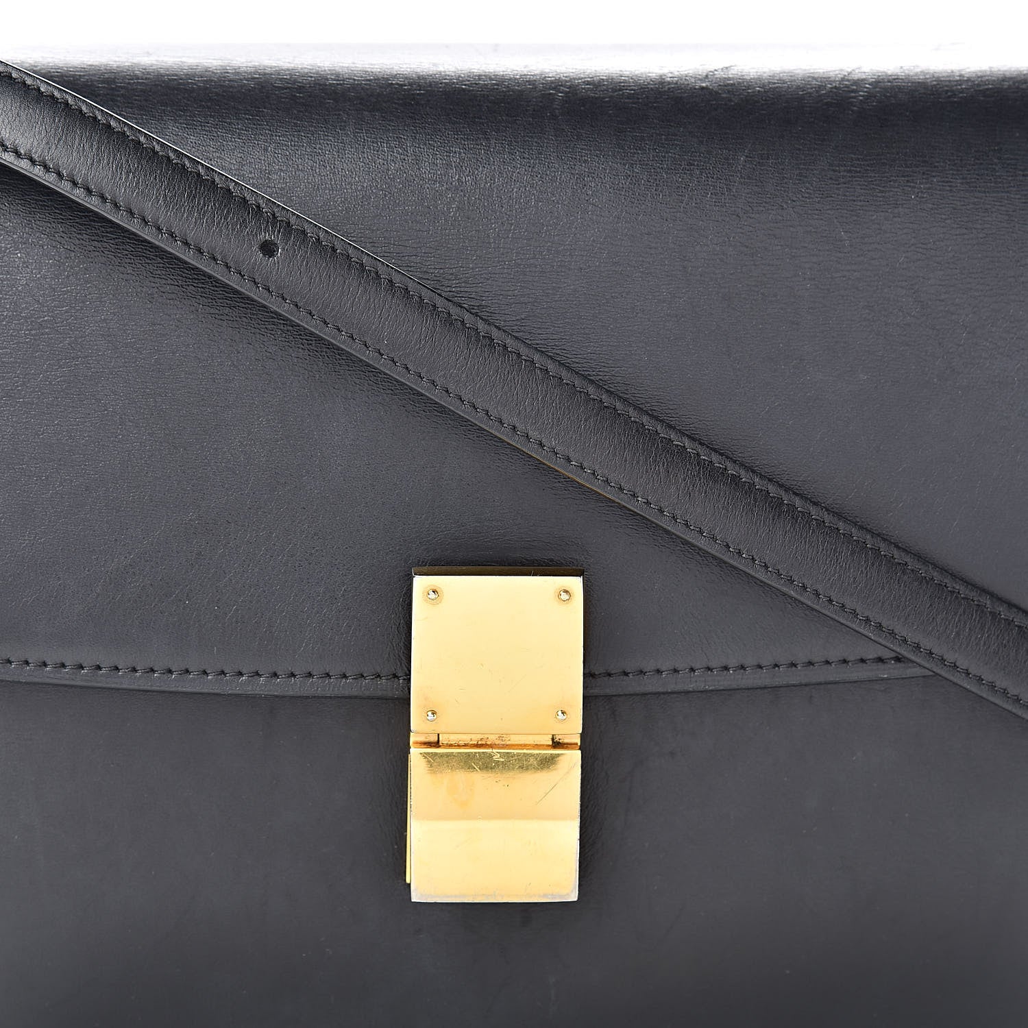 Celine Box Calfskin Medium Classic Box Flap Bag Black 8 of 23