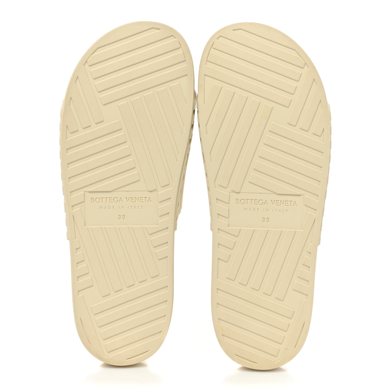 Bottega Veneta Rubber Carpet Slider Sandals 39 Sea Salt 5 of 9