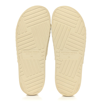 Bottega Veneta Rubber Carpet Slider Sandals 39 Sea Salt 5 of 9