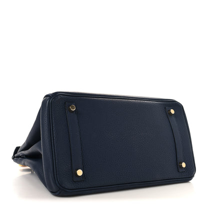 Hermes Togo Birkin 30 Bleu Nuit 4 of 16