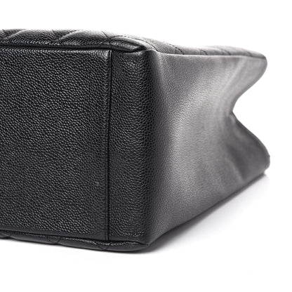 Chanel Caviar Quilted Grand Shopping Tote GST Black 9 of 13