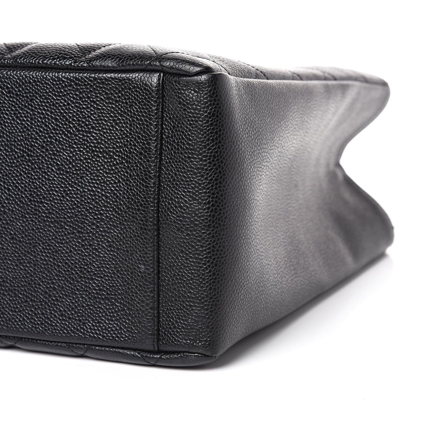 Caviar Quilted Grand Shopping Tote GST Black