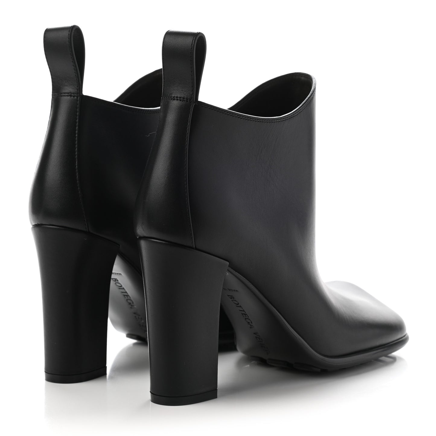 Calfskin Storm Ankle Boots 38 Black