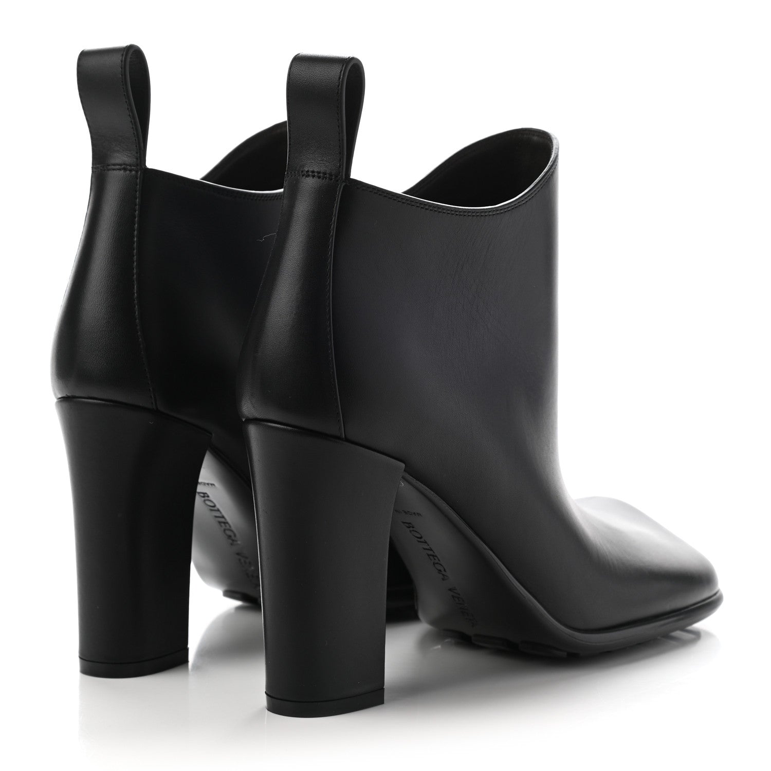 Bottega Veneta Calfskin Storm Ankle Boots 38 Black 4 of 7