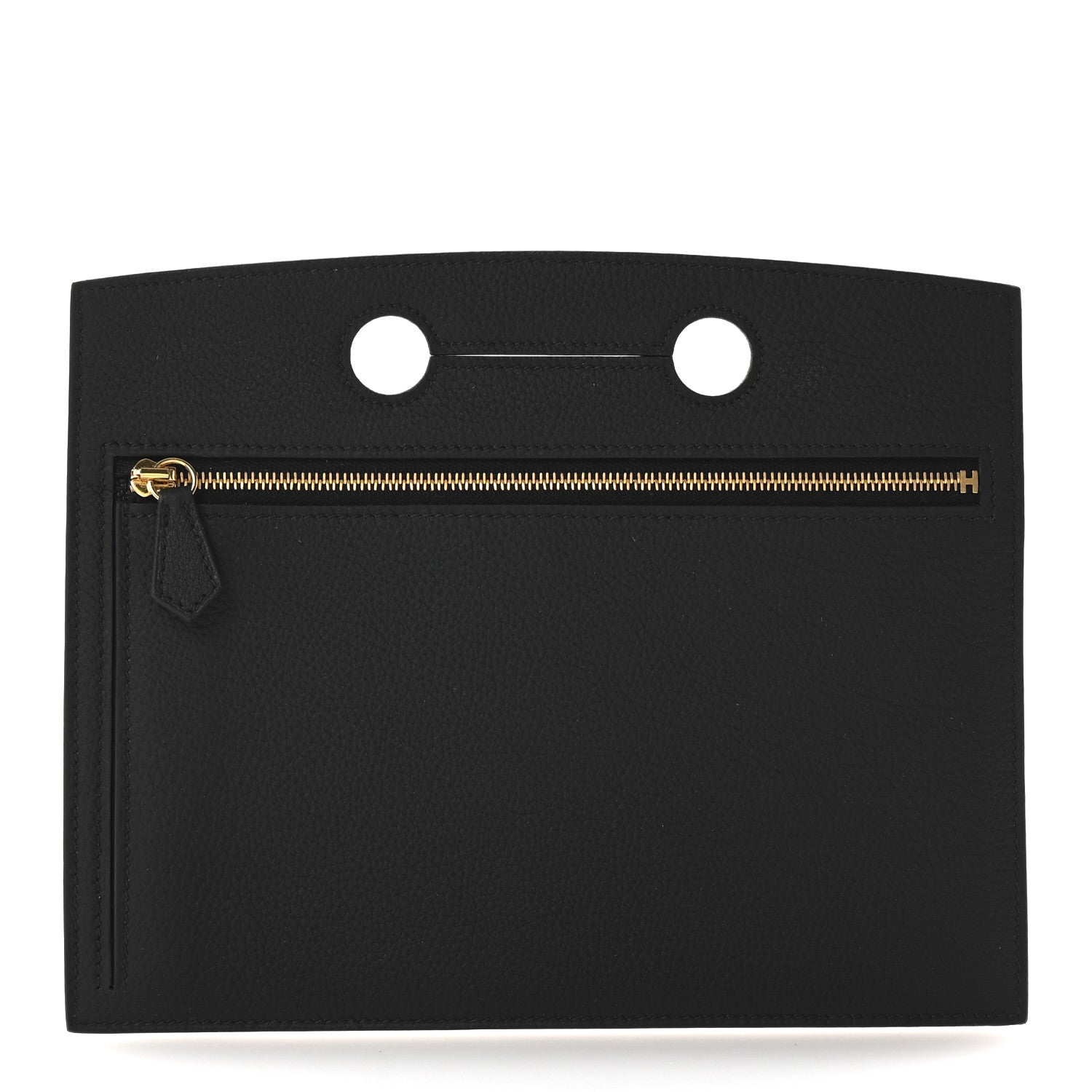 Hermes Togo Backpocket Pouch 25 Black 1 of 8