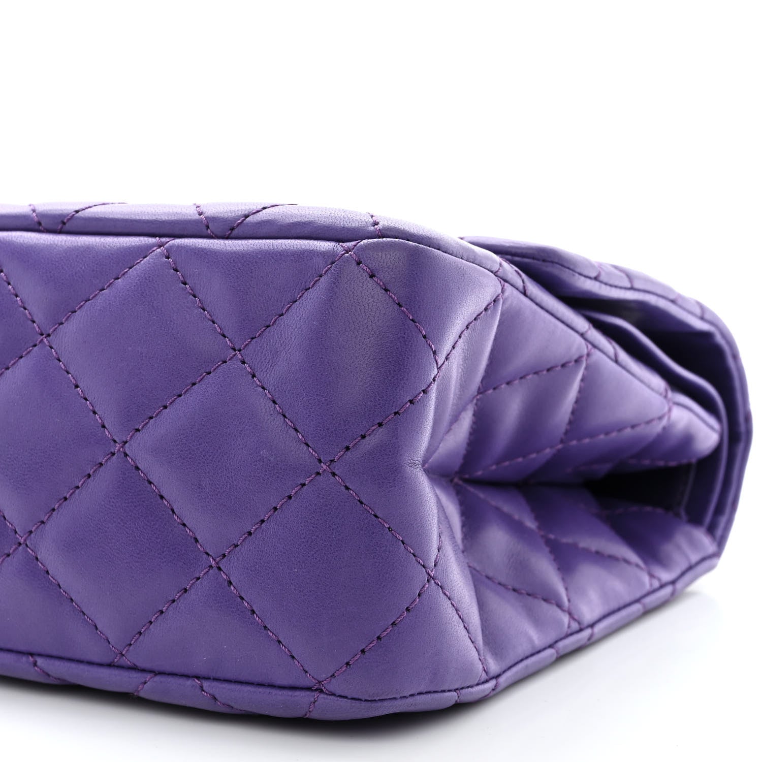 Chanel Lambskin Quilted 2.55 Reissue 226 Flap Purple 10 of 15