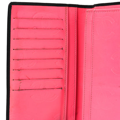 Chanel Calfskin Quilted Cambon Yen Wallet Black 9 of 11