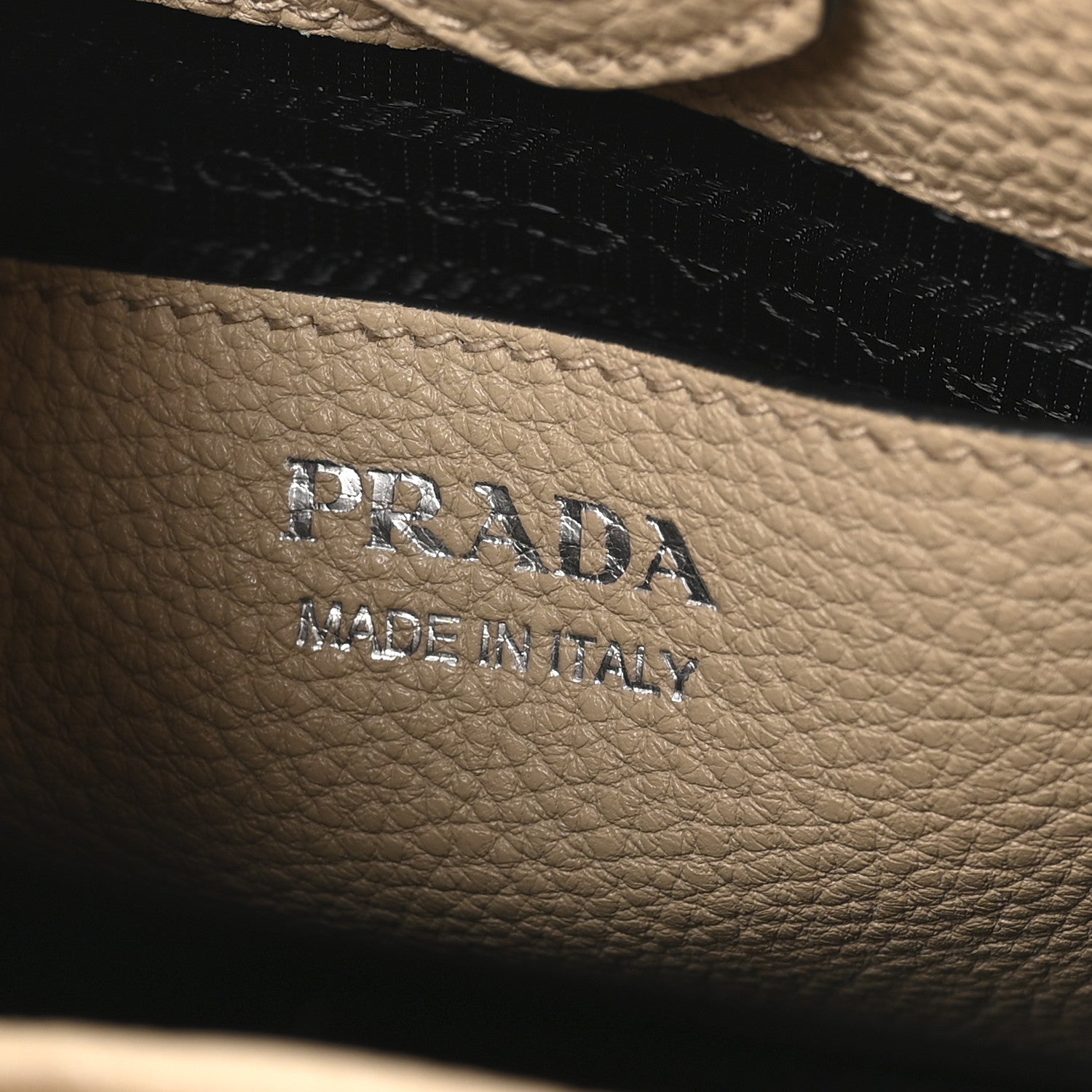 Prada Vitello Daino Soft Mini Hobo Messenger Bag Sabbia 6 of 9