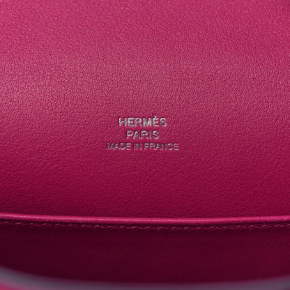 Hermes Swift Kelly Pochette Clutch Rose Pourpre 11 of 28