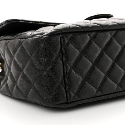 Chanel Caviar Quilted XXL Travel Flap Bag Black 9 of 11