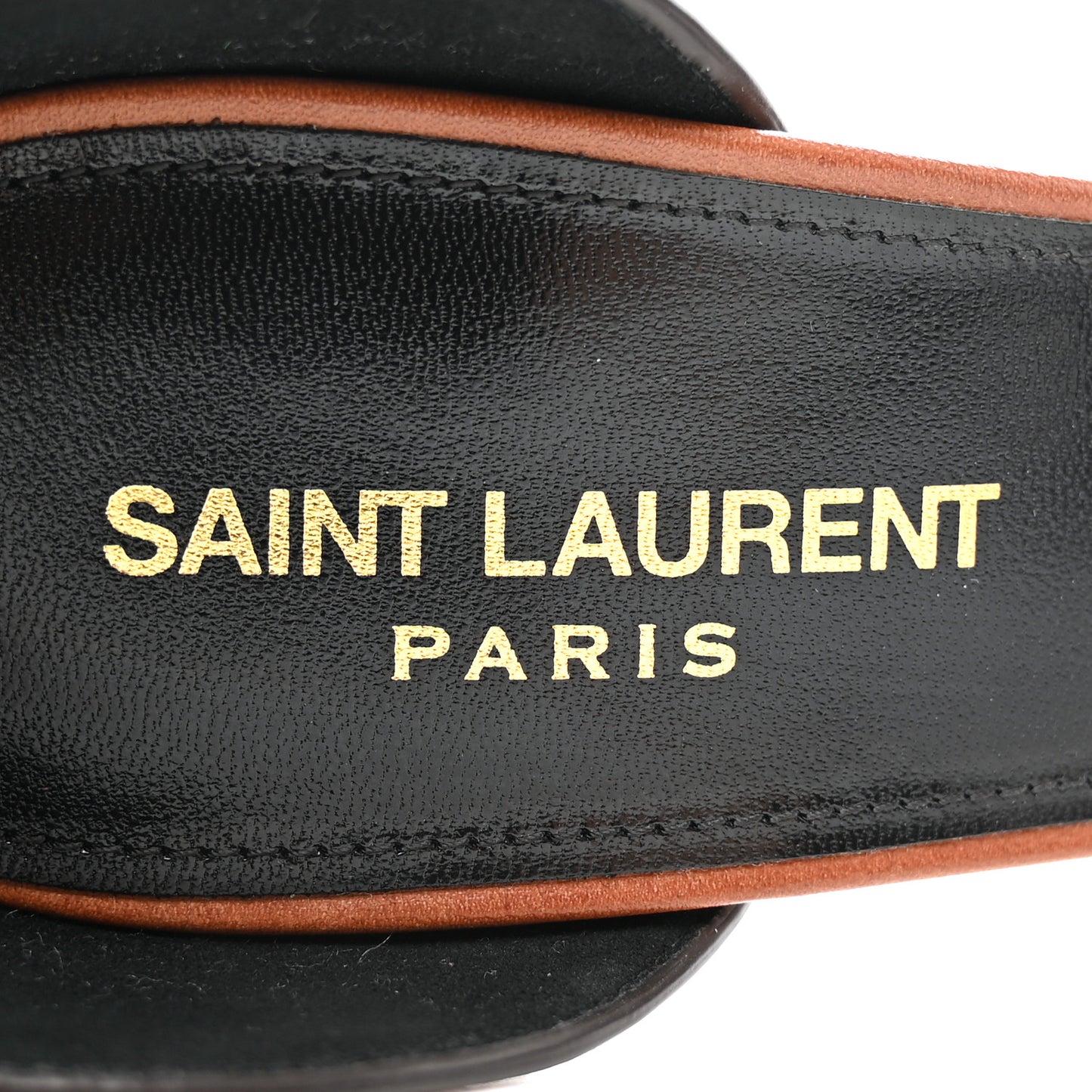 Calfskin Opyum 85 Sandals 38 Cognac