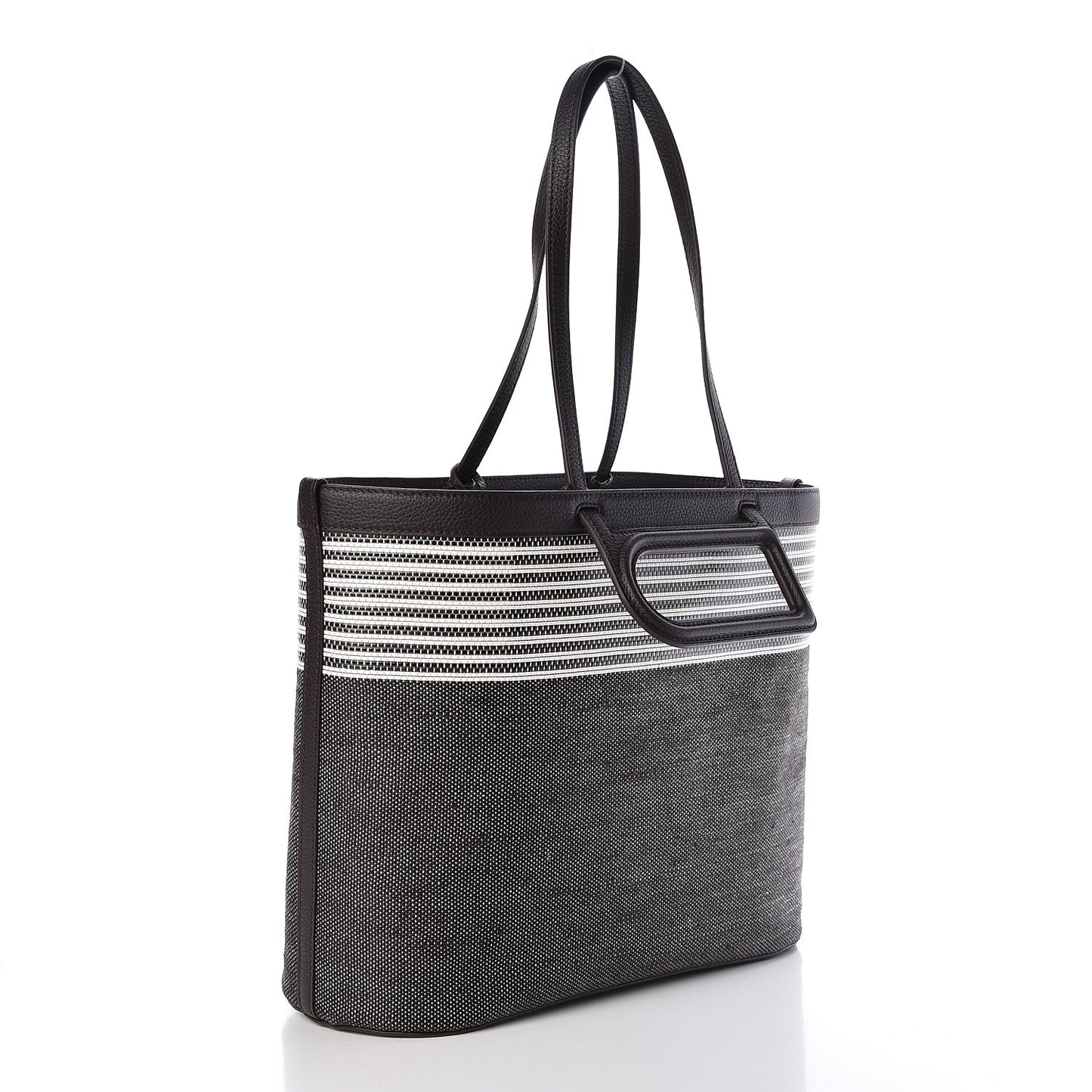 Canvas D to D Tote MM Brown
