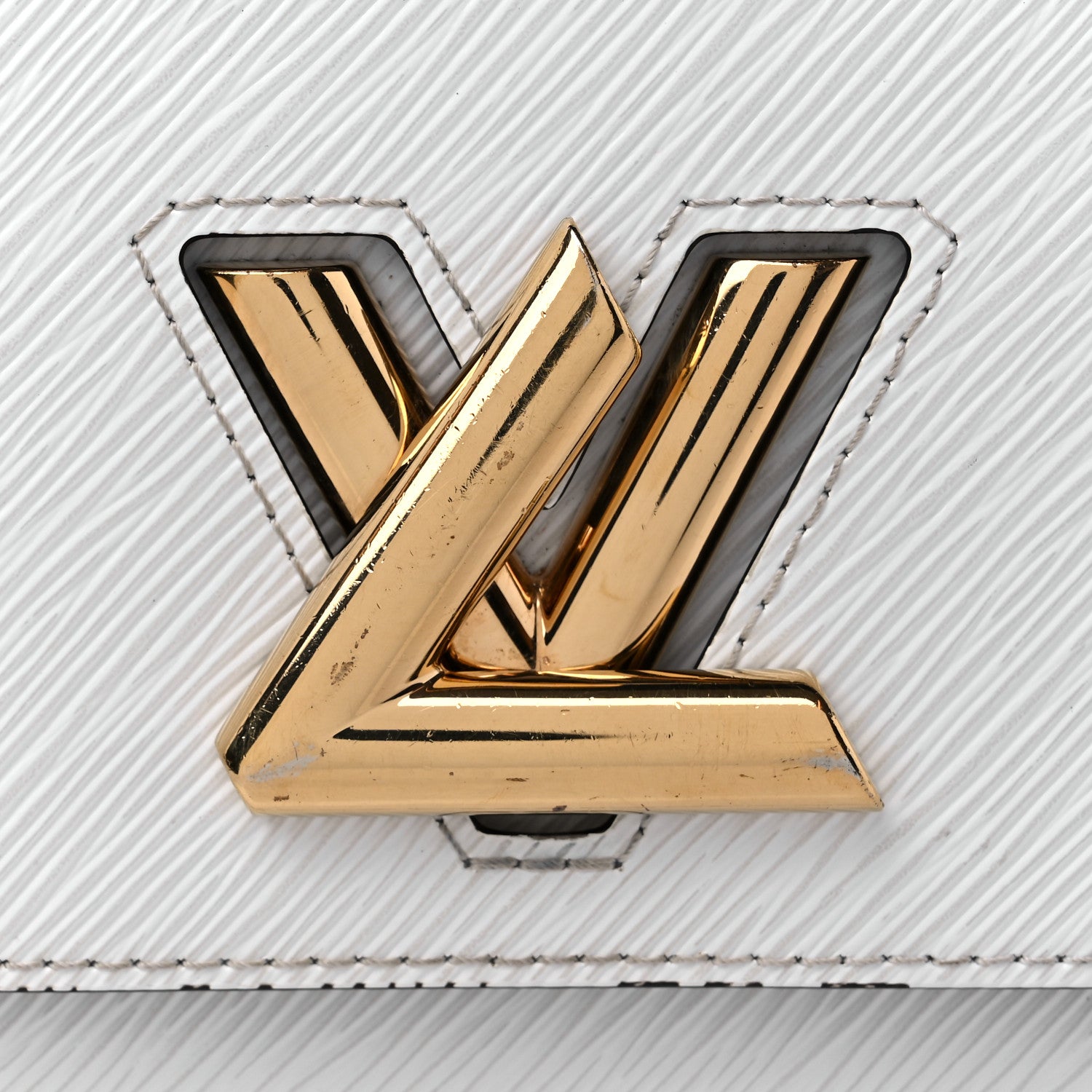 Louis Vuitton Epi Twist Shoulder Bag PM White 10 of 10