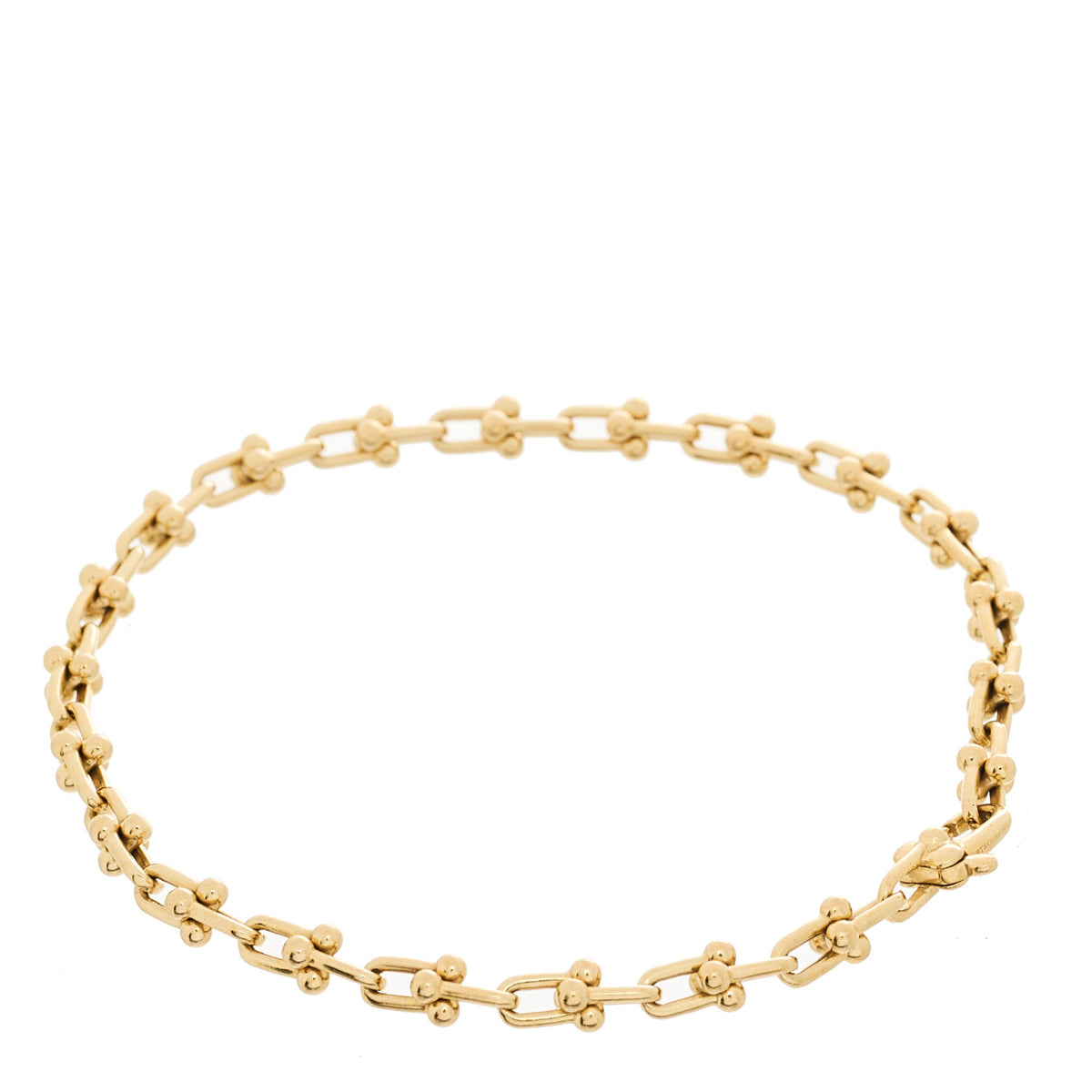 Tiffany 18K Yellow Gold Micro HardWear Link Bracelet 2 of 5