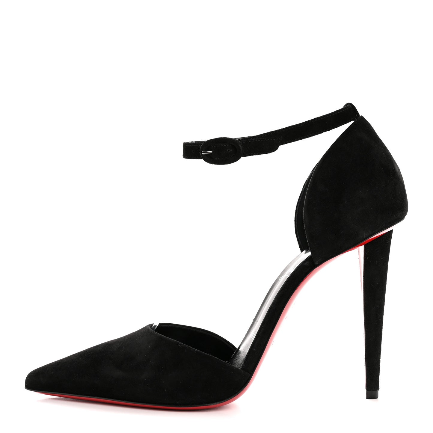 Veau Velours Astrida Bride 100 Pumps 39.5 Black