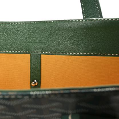 Goyard Goyardine Voltaire III Tote Green 6 of 10