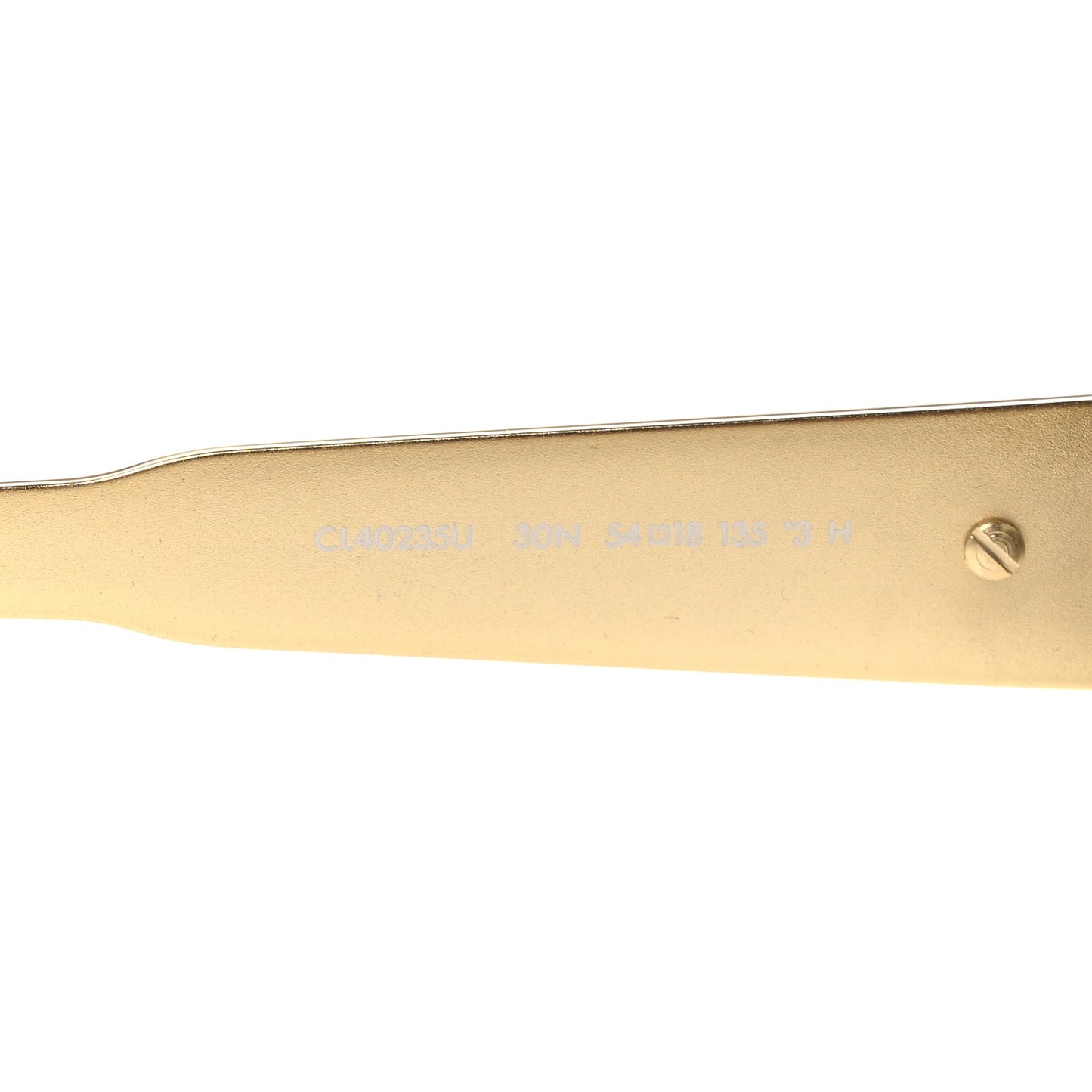 Metal Triomphe 01 Sunglasses CL40235U Gold Green