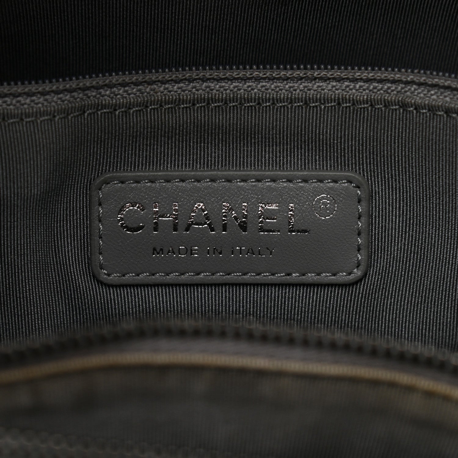Chanel Calfskin Quilted Boy Shopping Tote Black 6 of 11