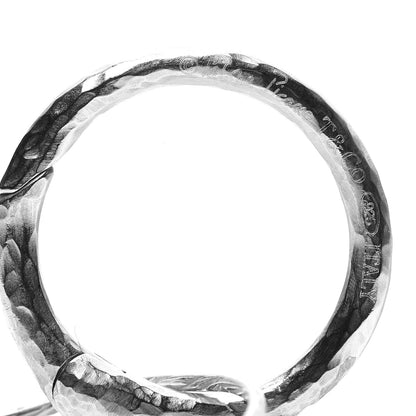 Tiffany Sterling Silver Paloma Picasso Hammered Link Necklace 3 of 4