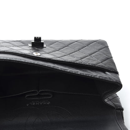Chanel Aged Calfskin Quilted 2.55 Reissue 226 Flap So Black 4 of 10