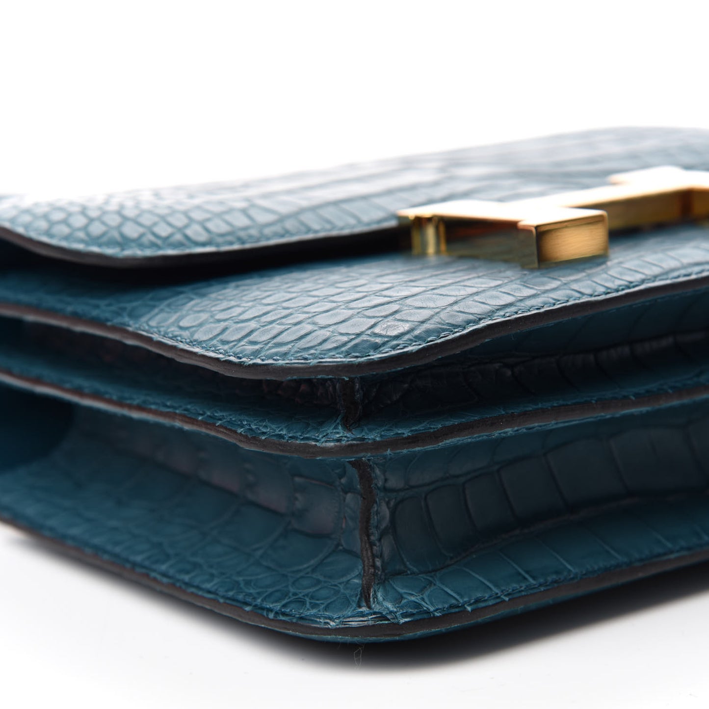 Matte Alligator Constance 18 Colvert