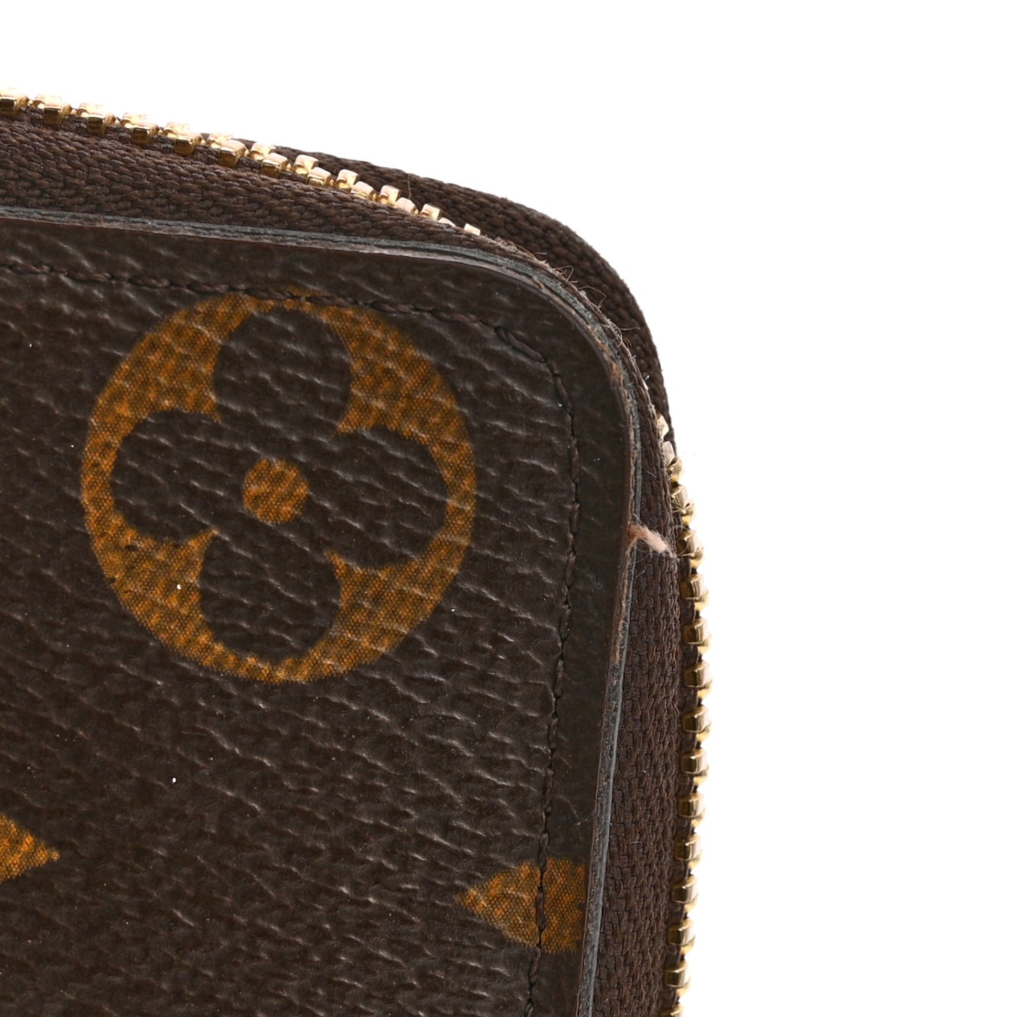 Monogram Clemence Wallet Rose Ballerine