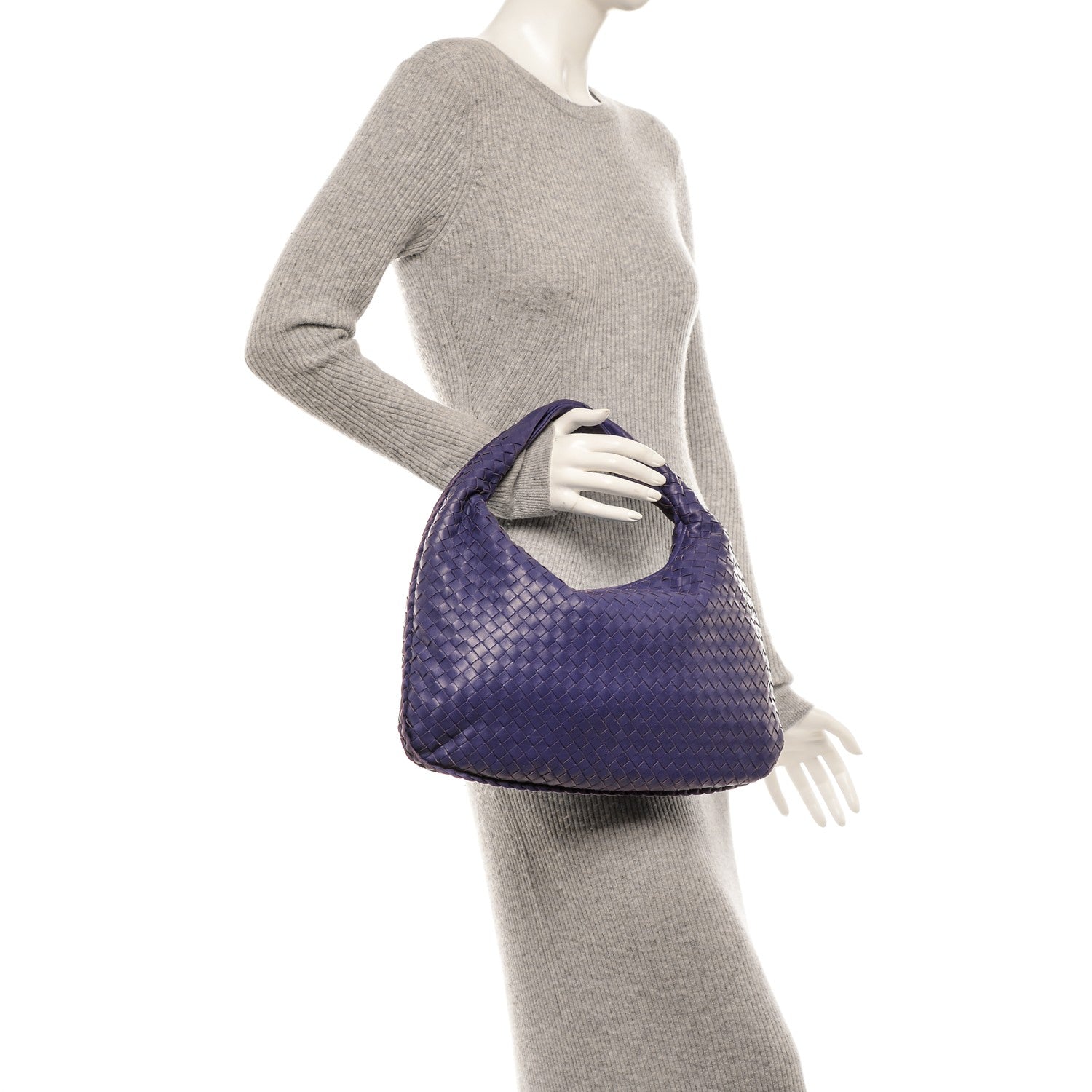 Bottega Veneta Nappa Intrecciato Medium Veneta Hobo Anemone 2 of 9