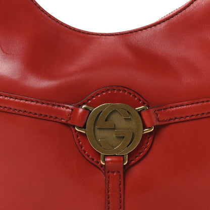 Gucci Calfskin GG Reins Hobo Red 7 of 10
