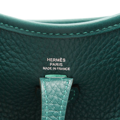 Hermes Taurillon Clemence Amazone Evelyne TPM Malachite Zanzibar 6 of 6