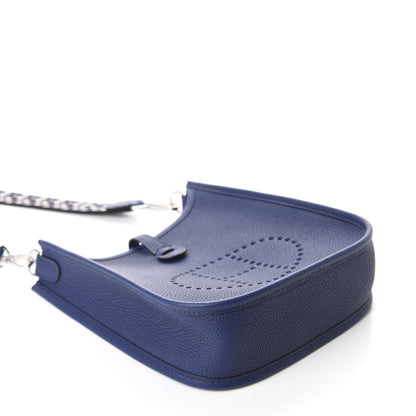 Hermes Taurillon Maurice Zigzag Evelyne TPM Bleu Saphir Bleu Zellige Indigo Black 4 of 11