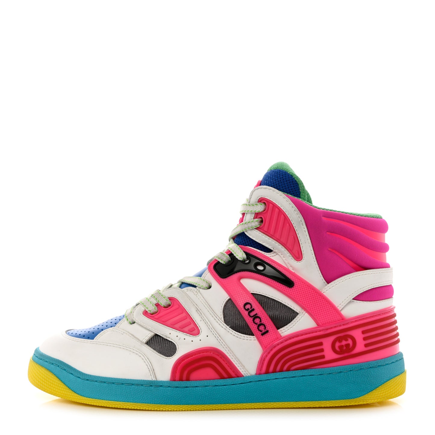 Demetra Womens Basket High Top Sneakers 39 Great White Bright Splash Loess