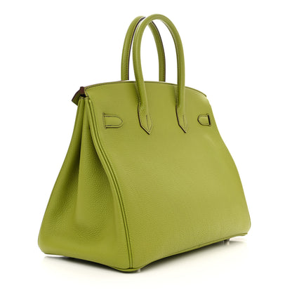 Hermes Togo Birkin 35 Vert Anis 3 of 10