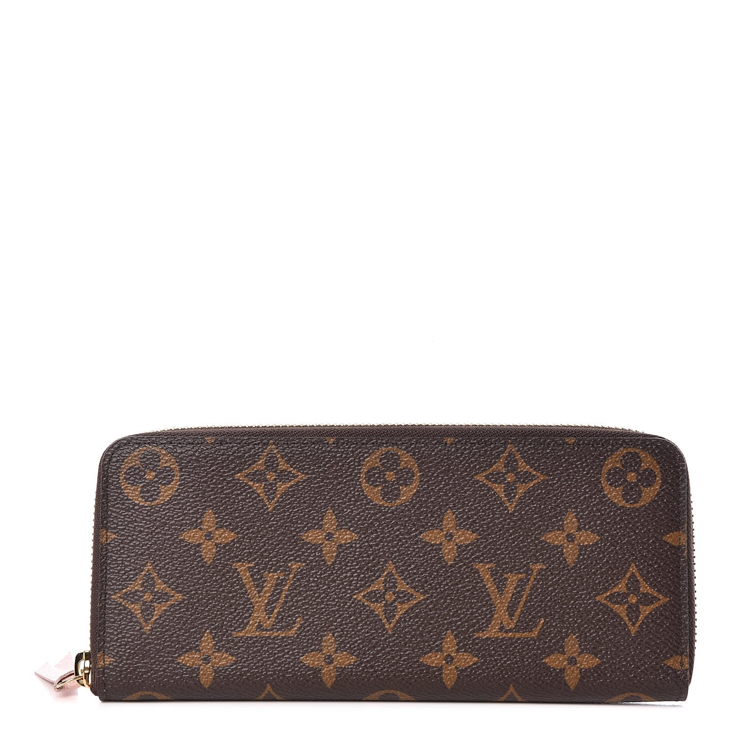 Louis Vuitton Monogram Clemence Wallet Rose Ballerine 1 of 8