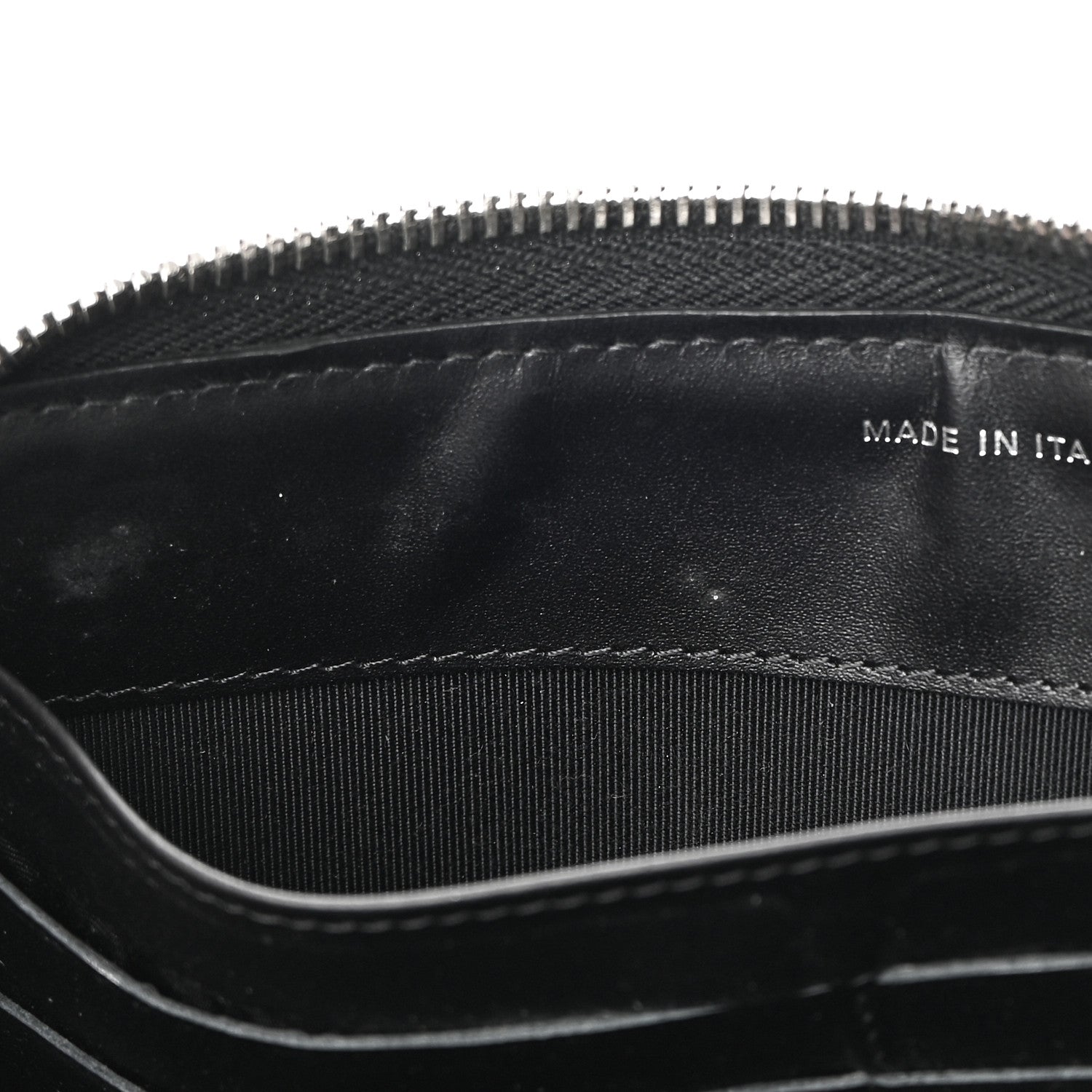 Chanel Patent Quilted Zip Around Wallet Black 8 of 10