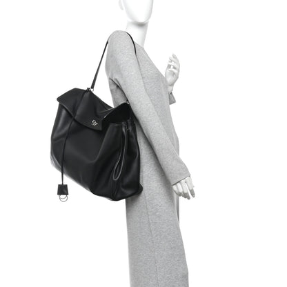 Balenciaga Smooth Calfskin Rodeo XL Top Handle Handbag Black Black 2 of 9
