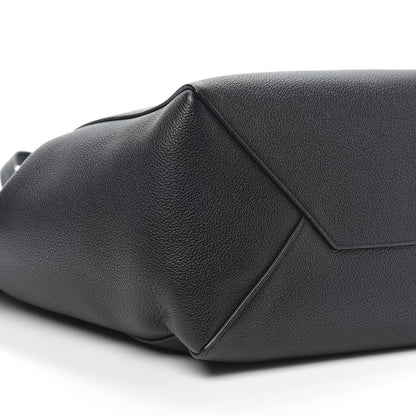 Celine Soft Grained Calfskin Small Belt Cabas Phantom Black 8 of 9