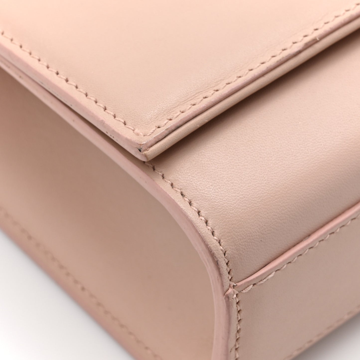 Smooth Calfskin Medium Classic Monogram Kate Tassel Satchel Pink